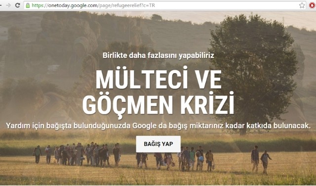 Google'dan mültecilerle ilgili örnek kampanya