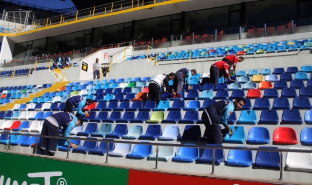 Kadir Has Stadı Fenerbahçe'ye hazırlanıyor