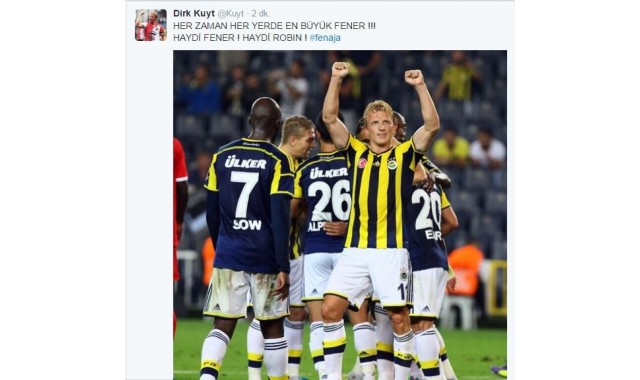 Kuyt'tan Fenerbahçe'ye destek
