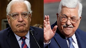ABD İsrail elçisinden Mahmut Abbas'a tehdit: Ya İsrail ile görüşmelere devam edersin ya da yerine birini buluruz